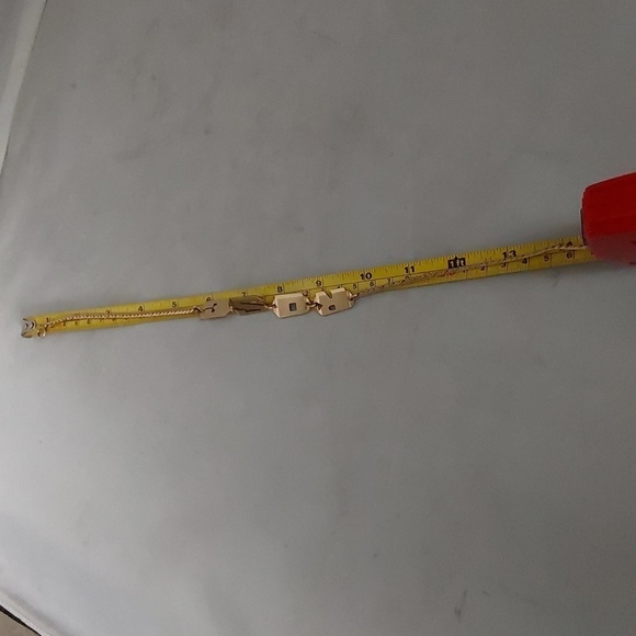 VINTAGE 12 KARAT GOLD  FILLED ROSE SPELLED OUT CHAIN PENDANT - Picture 7 of 9